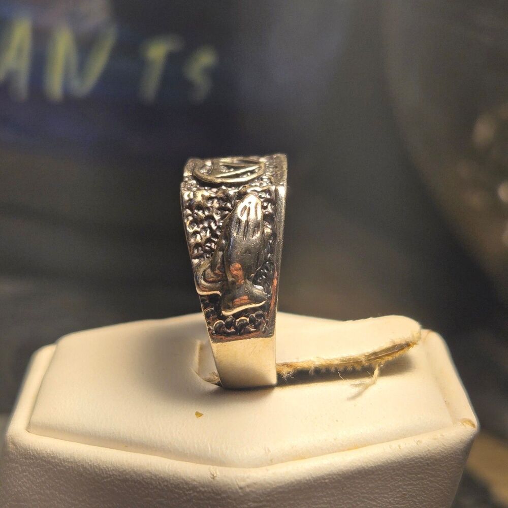 AA Recovery Vintage Sterling Silver Sz 8.5 - Picture 3 of 7